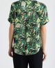 AK ANNE KLEIN AK ANNE KLEIN Tropical Print Short Sleeve Button-Up Shirt - 2
