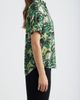 AK ANNE KLEIN AK ANNE KLEIN Tropical Print Short Sleeve Button-Up Shirt - 3