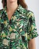 AK ANNE KLEIN AK ANNE KLEIN Tropical Print Short Sleeve Button-Up Shirt - 4