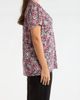 AK ANNE KLEIN AK ANNE KLEIN Tulip Sleeve Dot Print Jersey Top - 3