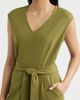 AK ANNE KLEIN AK ANNE KLEIN V-Neck Jumpsuit - 4