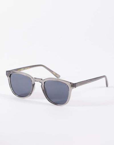 A.Kjaerbede A.Kjaerbede Bate classic round sunglasses in gray transparent