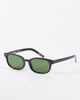 A.Kjaerbede A.Kjaerbede Charlie slim rectangular sunglasses in demi tortoise-Brown - 1