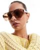 A.Kjaerbede A.Kjaerbede Kaya aviator sunglasses in light tortoise-Brown - 2