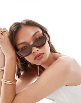 A.Kjaerbede A.Kjaerbede Winnie cat eye sunglasses in chocolate brown