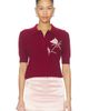 AKNVAS AKNVAS Ailey Cashmere Wool Blend Polo With Embroidery - 1