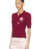 AKNVAS AKNVAS Ailey Cashmere Wool Blend Polo With Embroidery - 2