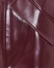 AKNVAS AKNVAS Cherry Faux Leather Skirt Burgundy - 6