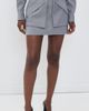 AKNVAS AKNVAS Cherry Pinstripe Mini Skirt Grey/White - 2