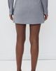 AKNVAS AKNVAS Cherry Pinstripe Mini Skirt Grey/White - 3