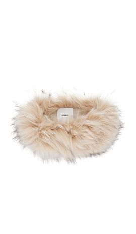 AKNVAS AKNVAS Faux Fur Circle Headband