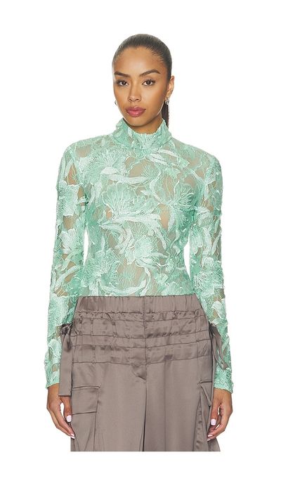 Aknvas Freja Beaded Lace Top