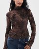 AKNVAS AKNVAS Freja Lace Top Brown - 2