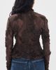 AKNVAS AKNVAS Freja Lace Top Brown - 3