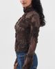 AKNVAS AKNVAS Freja Lace Top Brown - 4