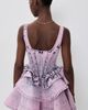 AKNVAS AKNVAS Kaitlyn Denim Fit and Flare Dress Pink - 3