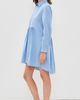 AKNVAS AKNVAS Kate Poplin Dress Blue / White - 4
