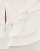 AKNVAS AKNVAS Linda Taffeta Cape Top Cream - 6