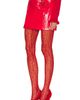 AKNVAS AKNVAS Liva Faux Leather Rose Skirt - 3