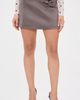 AKNVAS AKNVAS Liva Satin Skirt With Two Roses Steel Grey - 2
