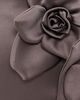 AKNVAS AKNVAS Liva Satin Skirt With Two Roses Steel Grey - 6