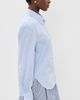 AKNVAS AKNVAS Poplin Rose Button Down Shirt Sky Blue Stripe - 4