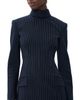 AKNVAS AKNVAS Toni Pinstripe Dress Navy / White - 1
