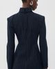 AKNVAS AKNVAS Toni Pinstripe Dress Navy / White - 3