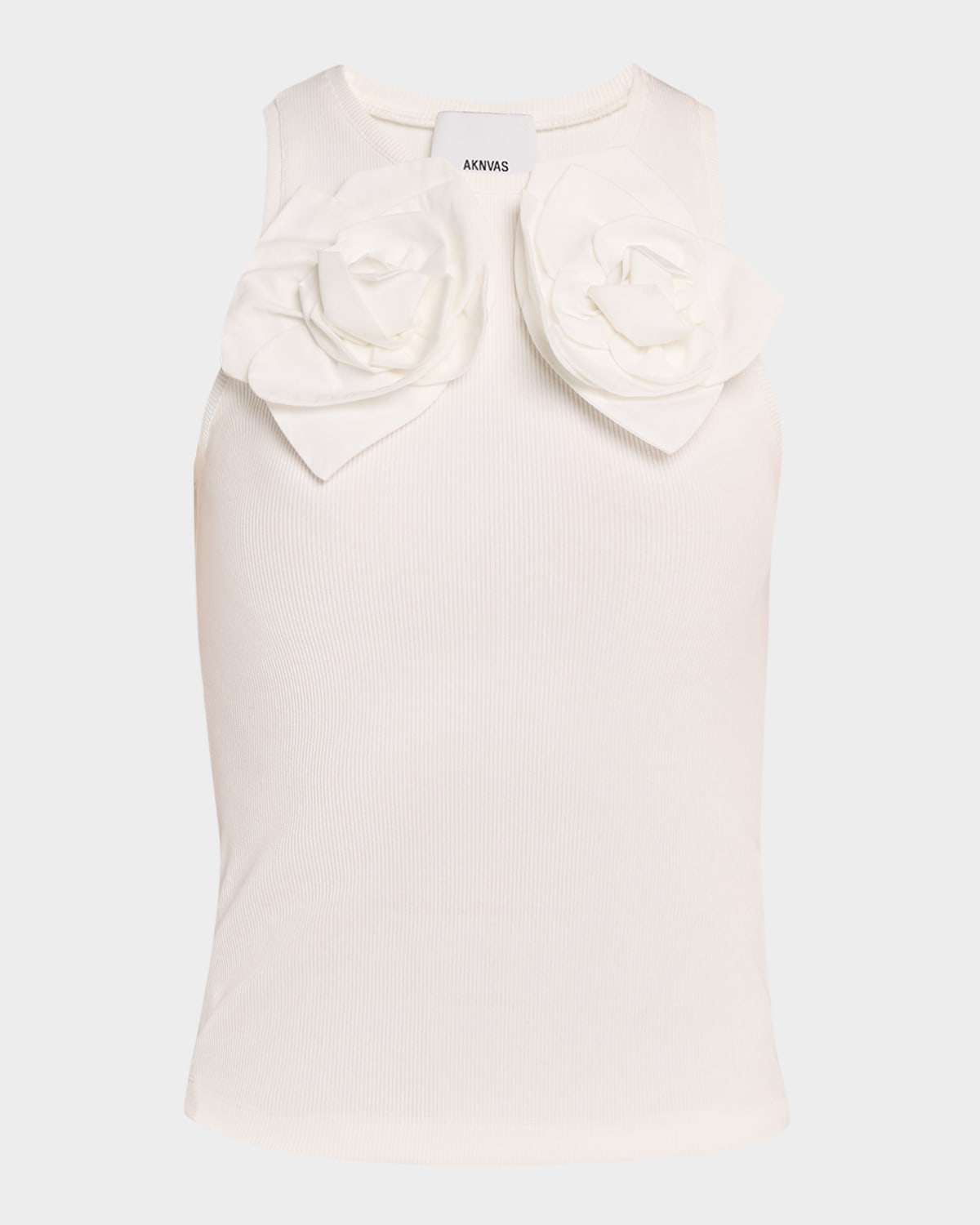 AKNVAS Camille 3D Flower Tank Top
