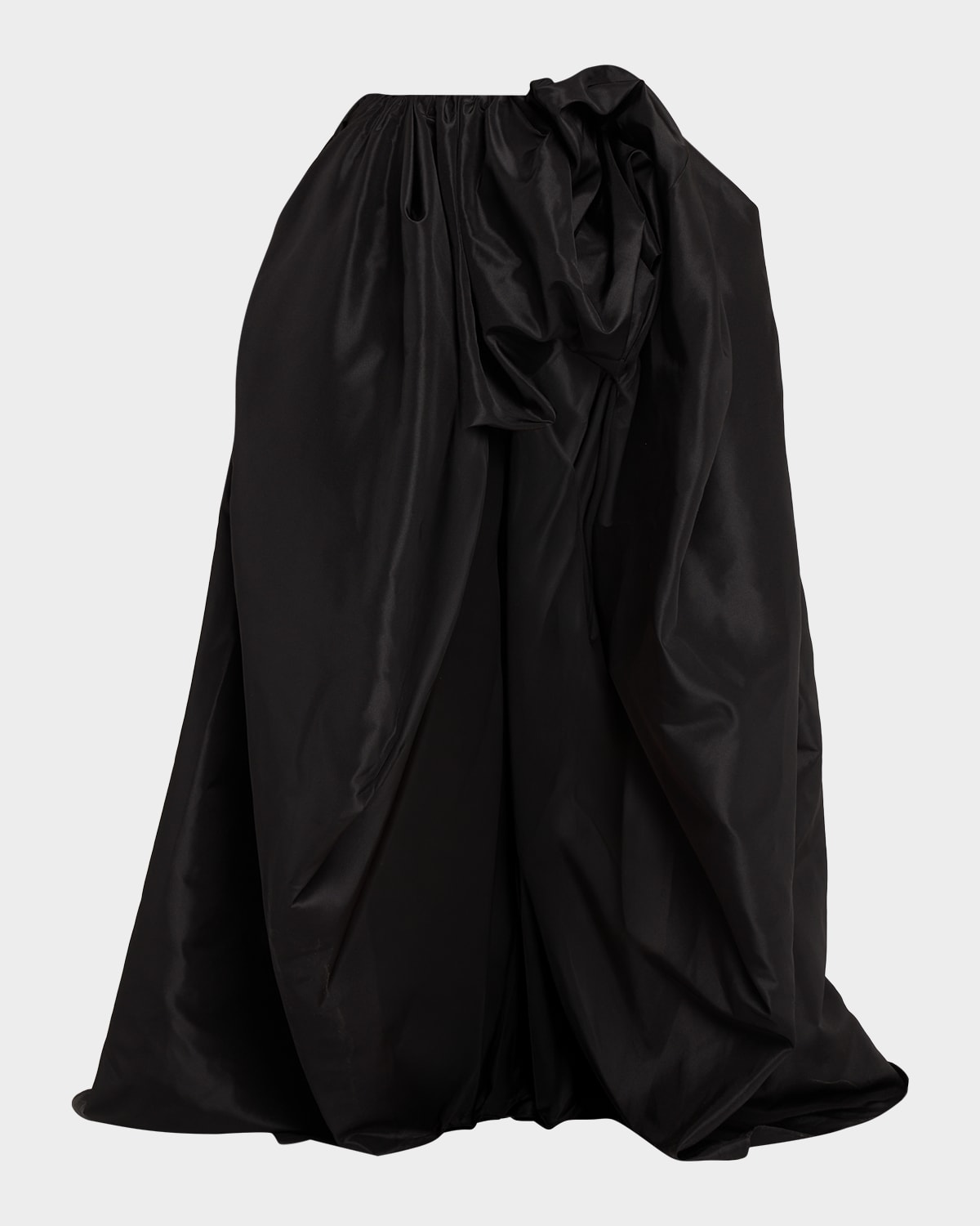 AKNVAS Jami Hand-Draped Taffeta Skirt
