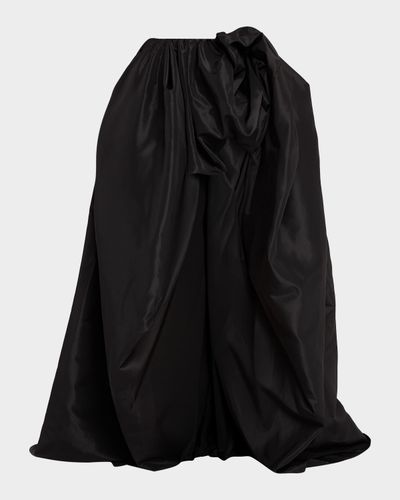 AKNVAS Jami Hand-Draped Taffeta Skirt