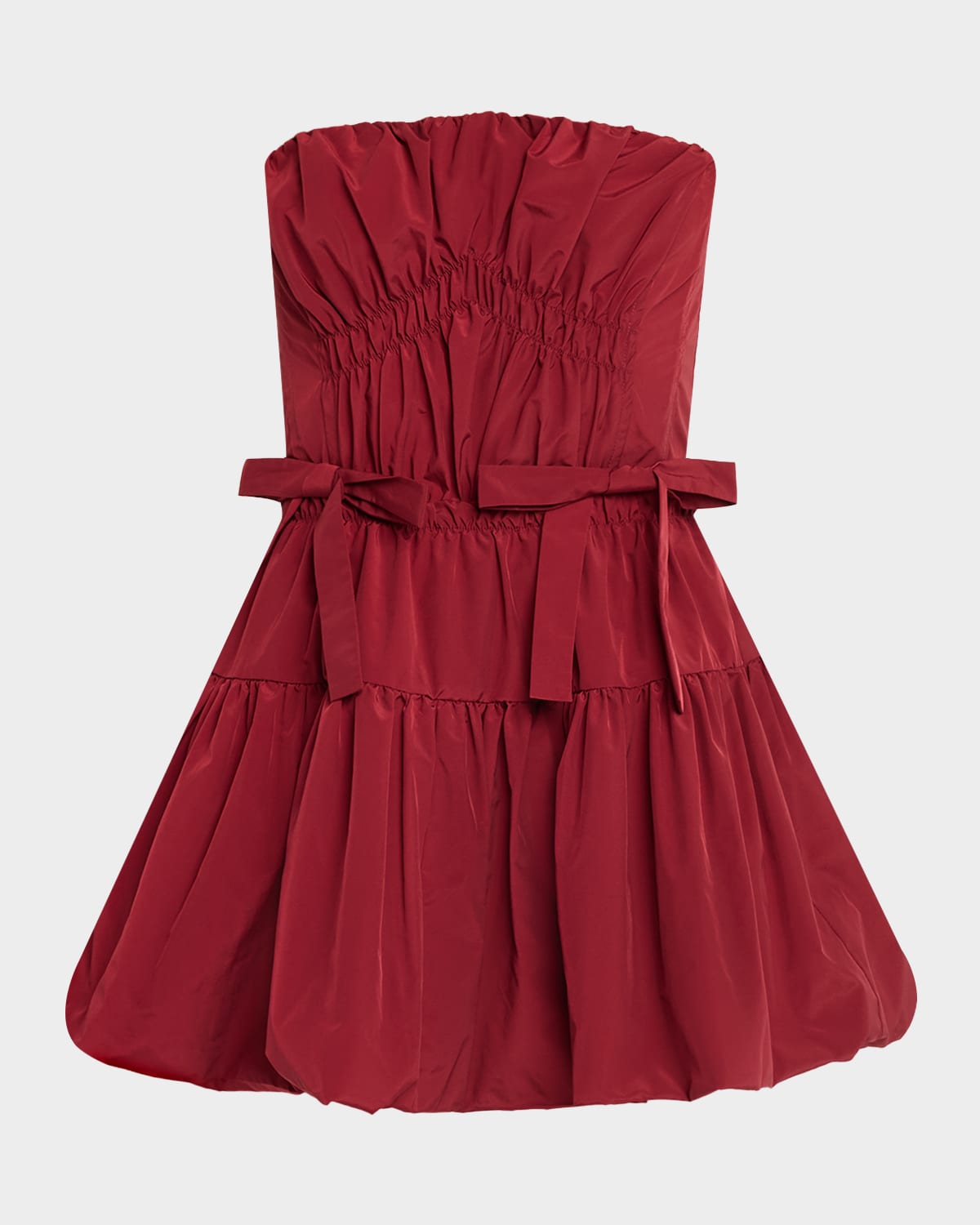 open lace back dress The Anais Dress in Red 2