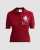 AKNVAS Women's Ailey Embroidered Wool-Cashmere Polo Sweater - 1