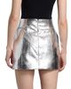 Aknvas Women's Cherry Metallic-Finish A-Line Miniskirt - 5