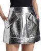 Aknvas Women's Cherry Metallic-Finish A-Line Miniskirt - 6