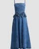 Aknvas Women's Eryn Denim Midi Dress - 1