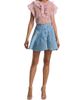 Aknvas Women's Este Sequined Ruffled Sheer Top - 2