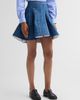 Aknvas Women's Kalle Godet Denim Mini Skirt - 3
