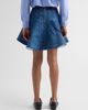Aknvas Women's Kalle Godet Denim Mini Skirt - 4