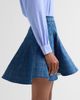 Aknvas Women's Kalle Godet Denim Mini Skirt - 5