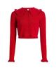 Aknvas Women's Kamomilla Ruffled Wool-Cashmere Cardigan - 1