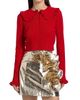 Aknvas Women's Kamomilla Ruffled Wool-Cashmere Cardigan - 3