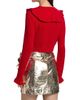 Aknvas Women's Kamomilla Ruffled Wool-Cashmere Cardigan - 5
