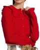Aknvas Women's Kamomilla Ruffled Wool-Cashmere Cardigan - 6