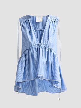 AKNVAS Women's Lamia Poplin Top