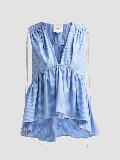 AKNVAS Women's Lamia Poplin Top