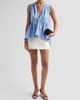 AKNVAS Women's Lamia Striped Poplin Top - 2
