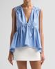 AKNVAS Women's Lamia Striped Poplin Top - 5