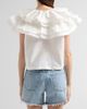 AKNVAS Women's Linda Taffeta Cape Top - 3