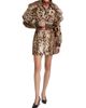Aknvas Women's Lis Faux Fur Lynx Miniskirt - 2